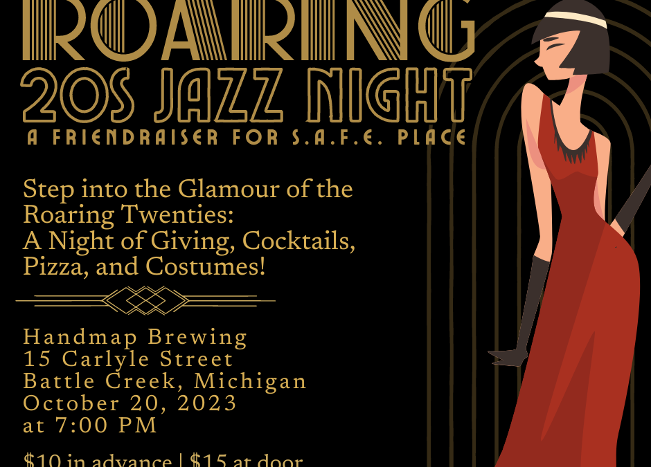 Roaring 20s Jazz Night: A Friendraiser for S.A.F.E. Place