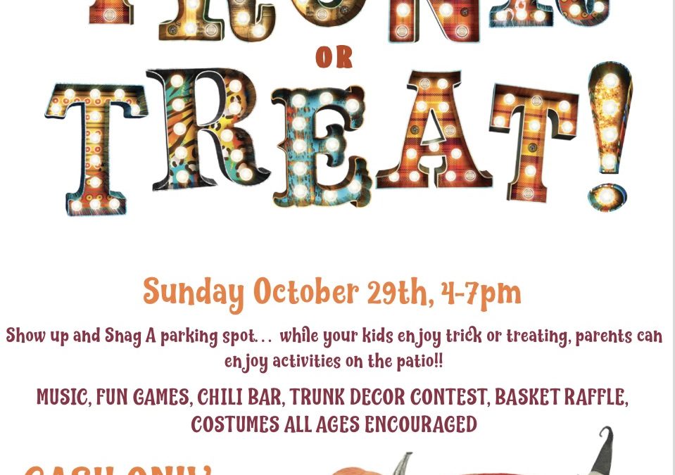 The Core Bistro Trunk or Treat