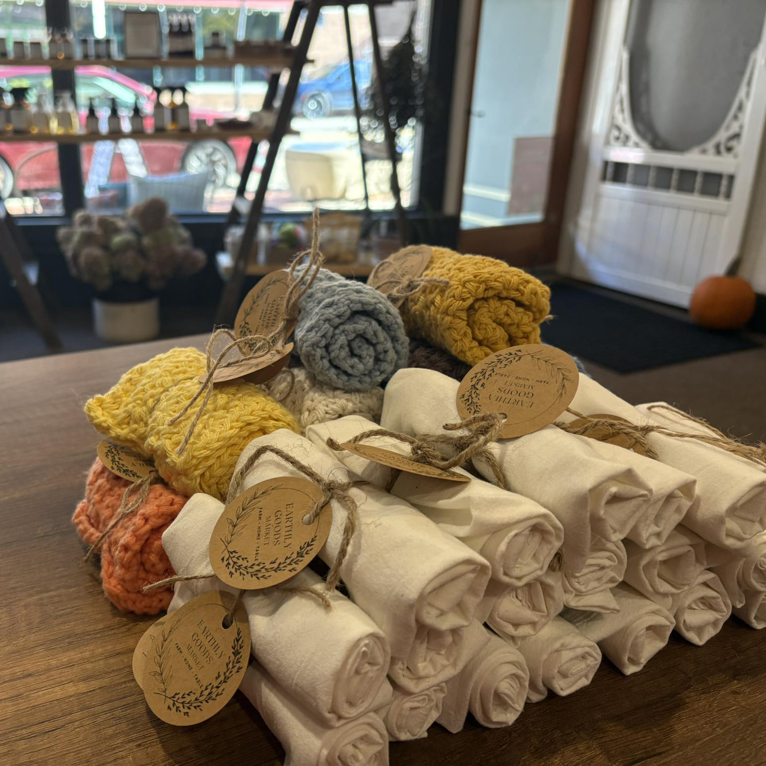 earthly goods market napkins